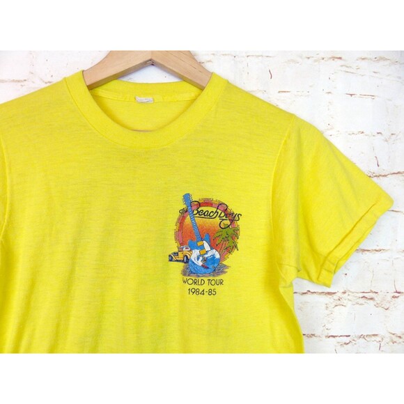 Vintage 80s The Beach Boys Tour T Shirt Sz M Single Stitch USA 1984 1985 Concert - Picture 4 of 12